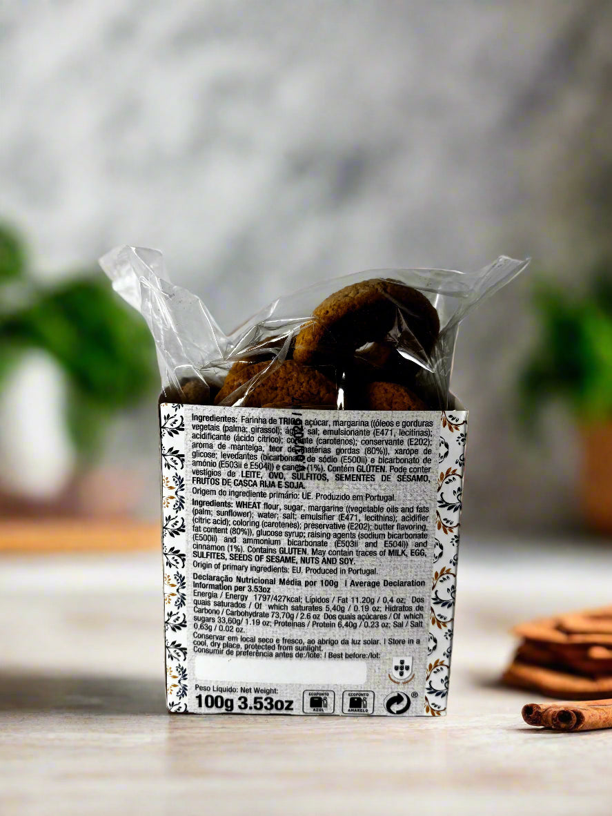 Biscoitos de Canela 100g