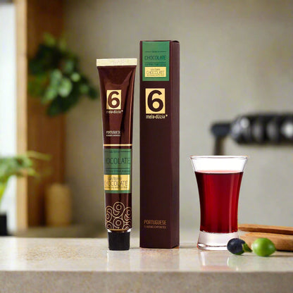 Creme de Choc. Negro S. Tomé com Mirtilo e Vinho Licoroso 75g