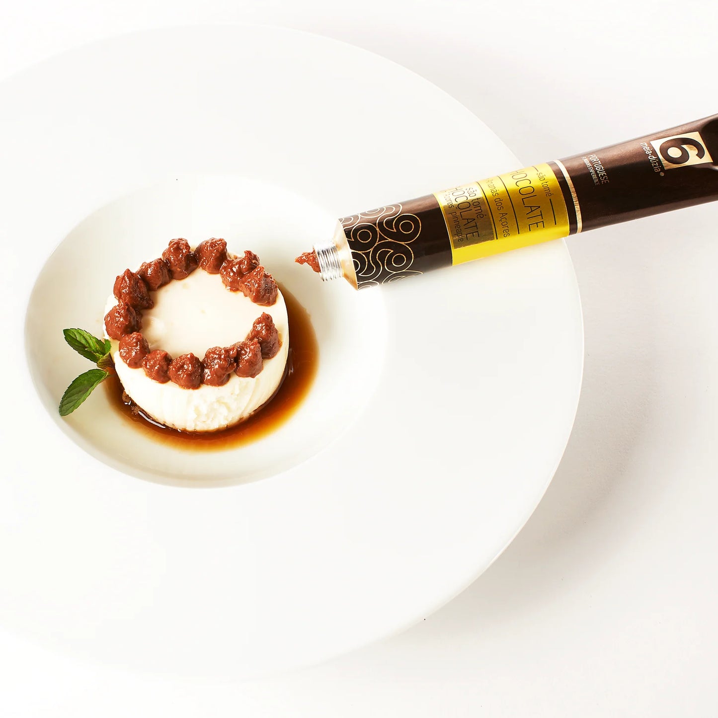 Creme de Choc. Negro S. Tomé com Ananás dos Açores 75g